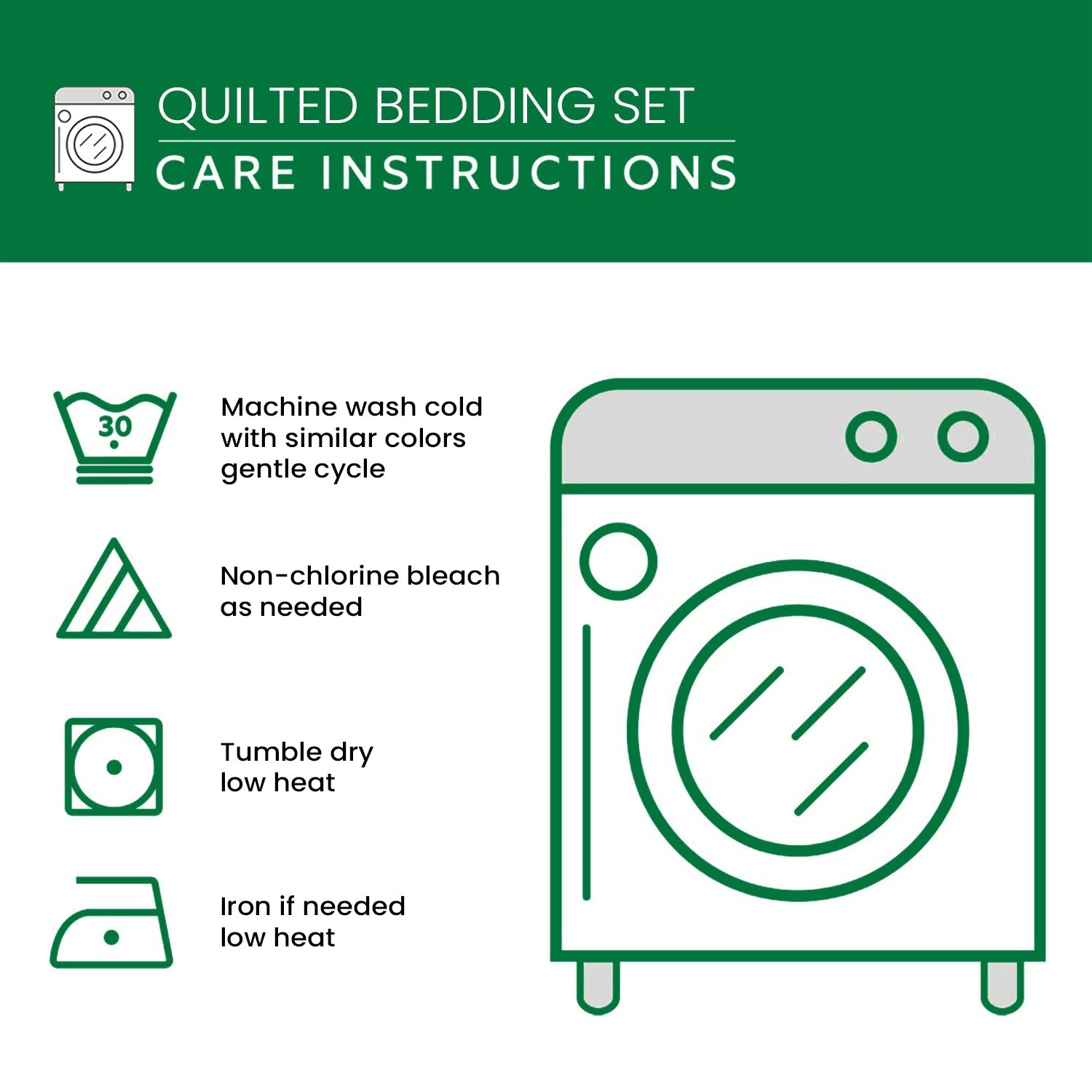 Abduction Aesthetic 3-Piece Quilted Bedding Set NCU0DV2681