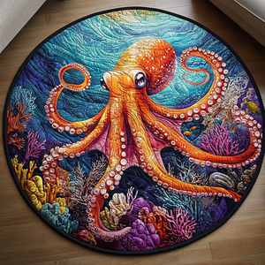Abyssal Secrets Quilted Round Mat NCU0DV3843