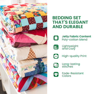 A Plumed Path Through Paradise 3-Piece Quilted Bedding Set NCU0PT5934