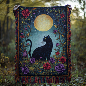 Wicked Whiskers Woven Sofa Blanket NCU0DV4167