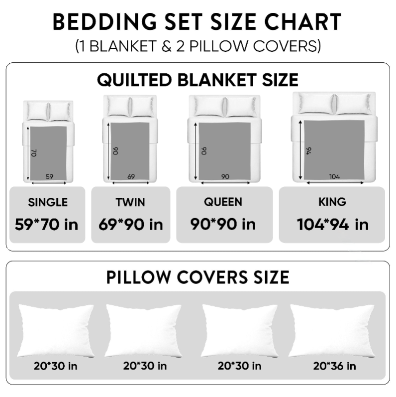 70s Vibe 3-Piece Quilted Bedding Set NCU0PT4637